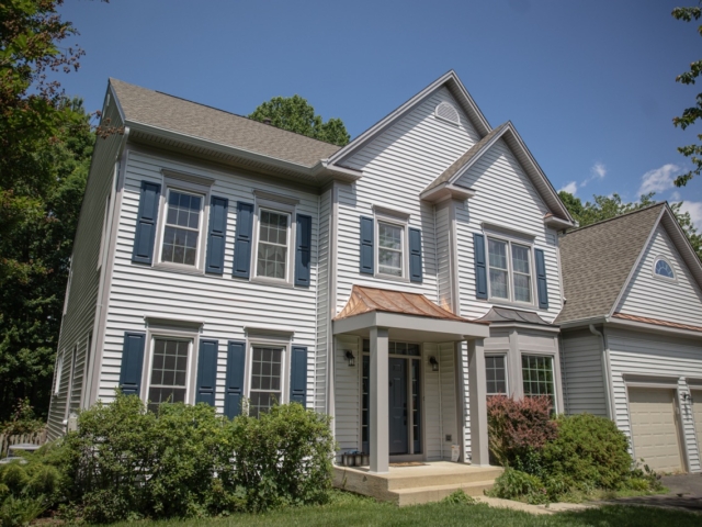 Fairfax home with new windows, siding, and doors by Presidential Exteriors