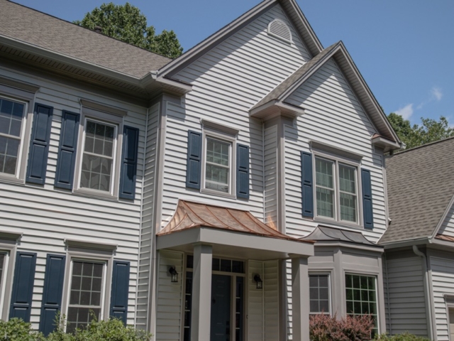 Fairfax home with new windows, siding, and doors by Presidential Exteriors