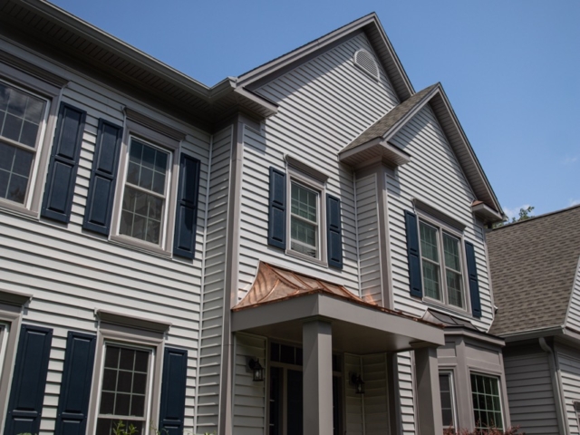 Fairfax home with new windows, siding, and doors by Presidential Exteriors