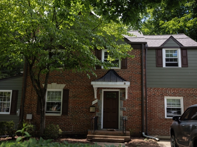 1970&#039;s Bethesda home has new roof, siding, and doors installed