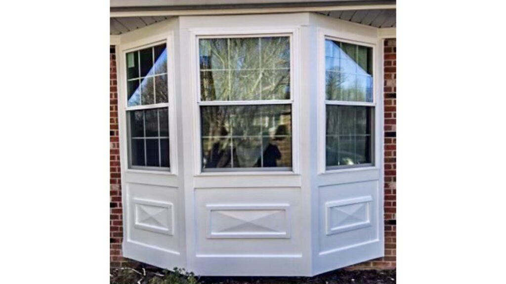 Bay window installed for a home by Presidential Exteriors.