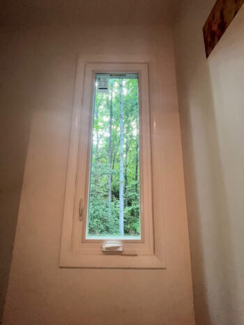 Casement window installed on a home by Presidential Exteriors.