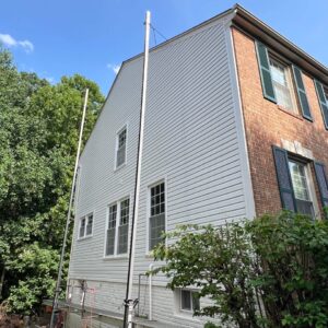 Silver Spring exterior home remodeling, siding replacement and decking installation