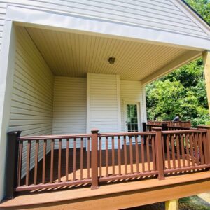 Silver Spring exterior home remodeling, siding replacement and decking installation