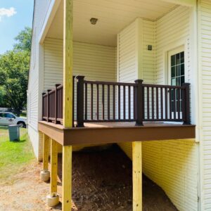 Silver Spring exterior home remodeling, siding replacement and decking installation