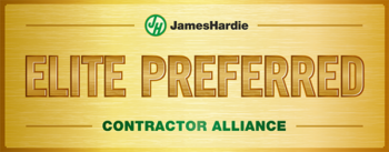 James Hardie elite preferred logo badge