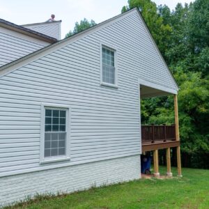 Silver Spring exterior home remodeling, siding replacement and decking installation