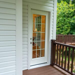 Silver Spring exterior home remodeling, siding replacement and decking installation