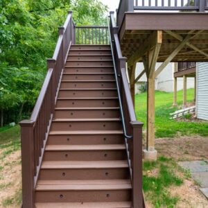 Silver Spring exterior home remodeling, siding replacement and decking installation