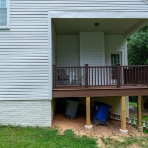 Silver Spring exterior home remodeling, siding replacement and decking installation