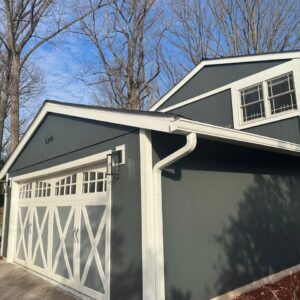 hardie siding installation and gutter replacement project in fairfax