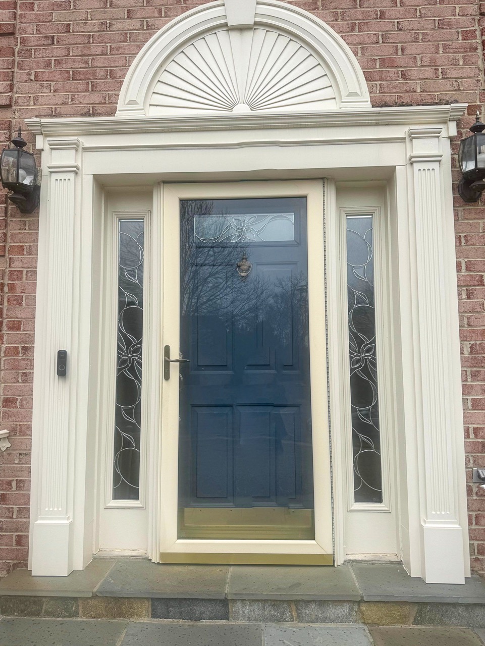 before herndon blue provia entry door installation