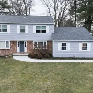 before ellicott city home remodel hardie siding replacement