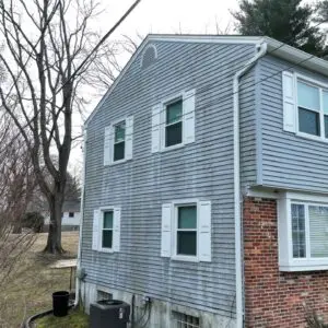before ellicott city home remodel hardie siding replacement