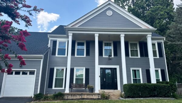after chantilly roofing replacement and full exterior remodel