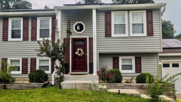 after Laurel, MD vinyl siding replacement and exterior update