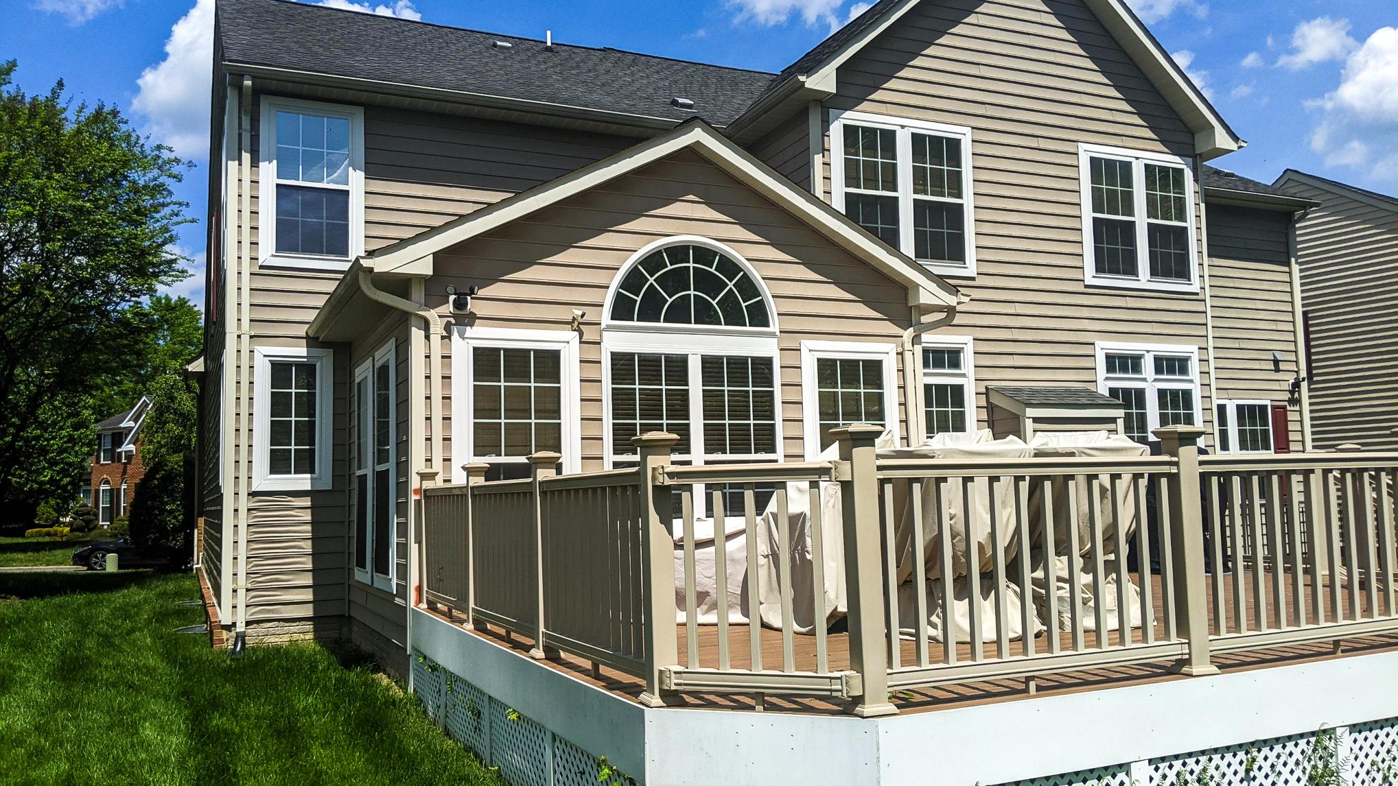 before bowie hardie siding replacement windows