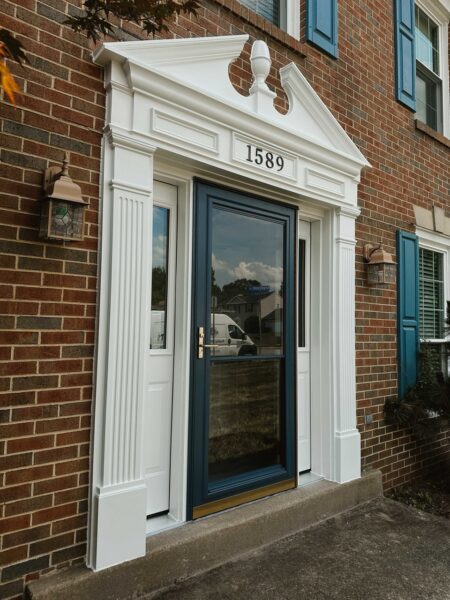 custom entry door replacement exterior trim upgrade herndon